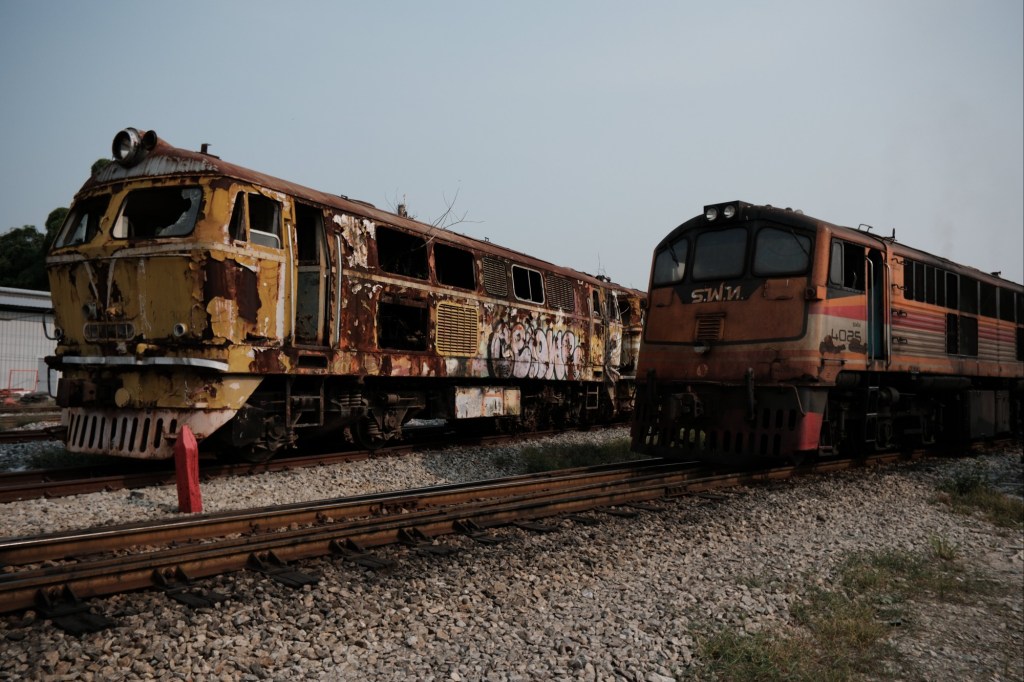 An old train in&nbsp;Bangkok